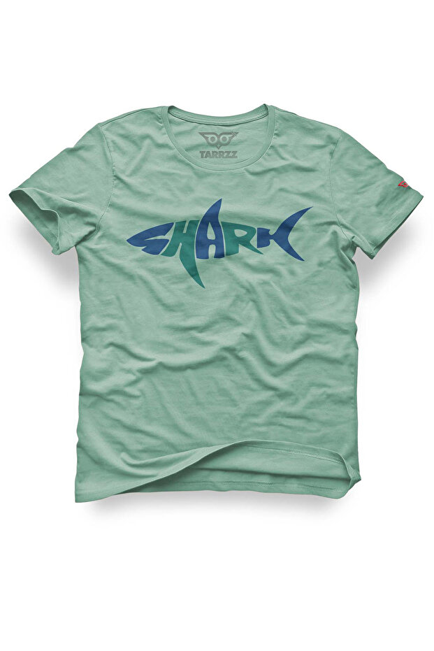 تي شيرت بتصميم عادي للجنسين تي شيرت Shark مطبوع