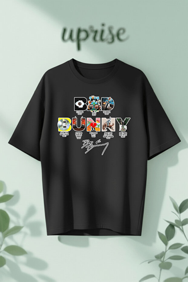 Bad Bunny Printed Cotton Lu Oversized t Shirt