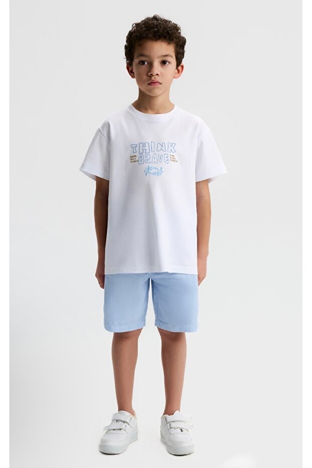 Limi̇ Boy Soft Es Stretchy O Textured E Linen Ort Pa Cotton -Shirt 2-Piece Set