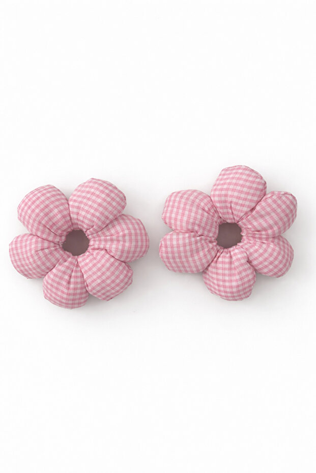 Girl's Fluffy Daisy Buckle Double Set
