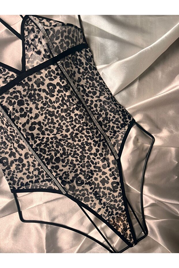 Shine Leopar Bodysuit - 3