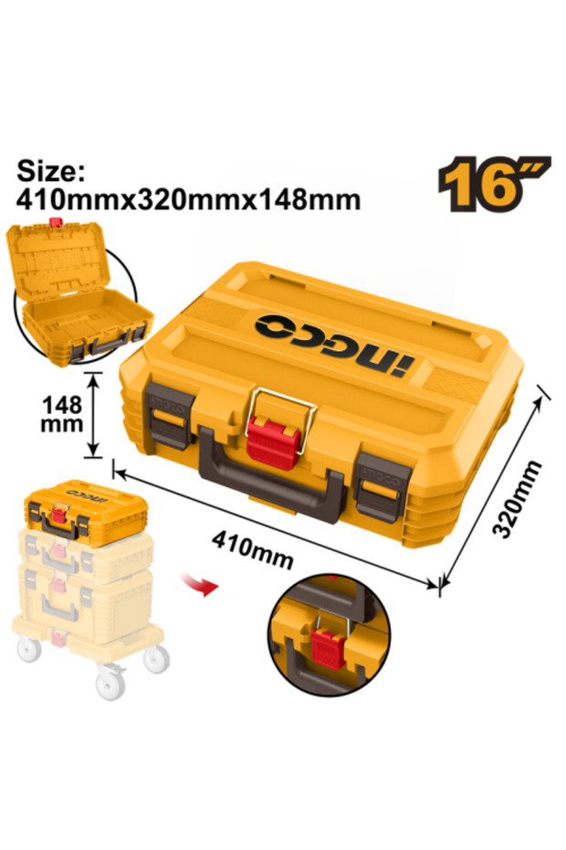 16" Stackable Tool Box - 1