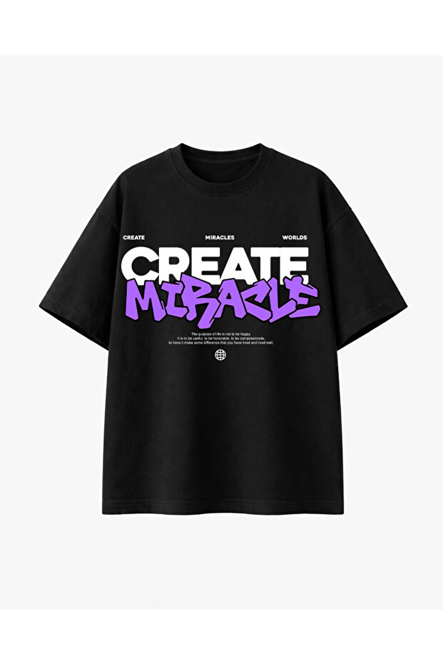 قم بإنشاء مطبوع تي شيرت أسود - 1