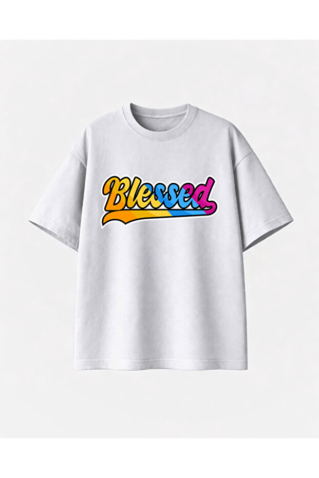 تيشيرت أبيض من belessed v2 مطبوع - 1