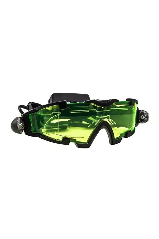 1pcs Adjustable LED Night Vision Goggles Windproof Motorcycle Motorbike Racing Glasses Eyewear With