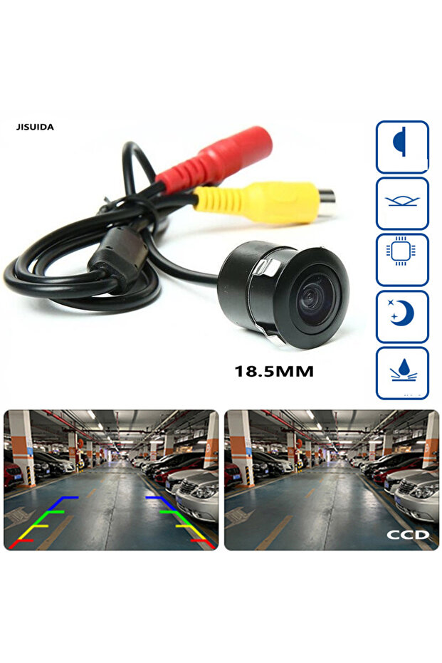 12 V CCD 031 18.5 Reversing Camera Full-Color 8LED High-Definition Night Vision Car Waterproof Car I