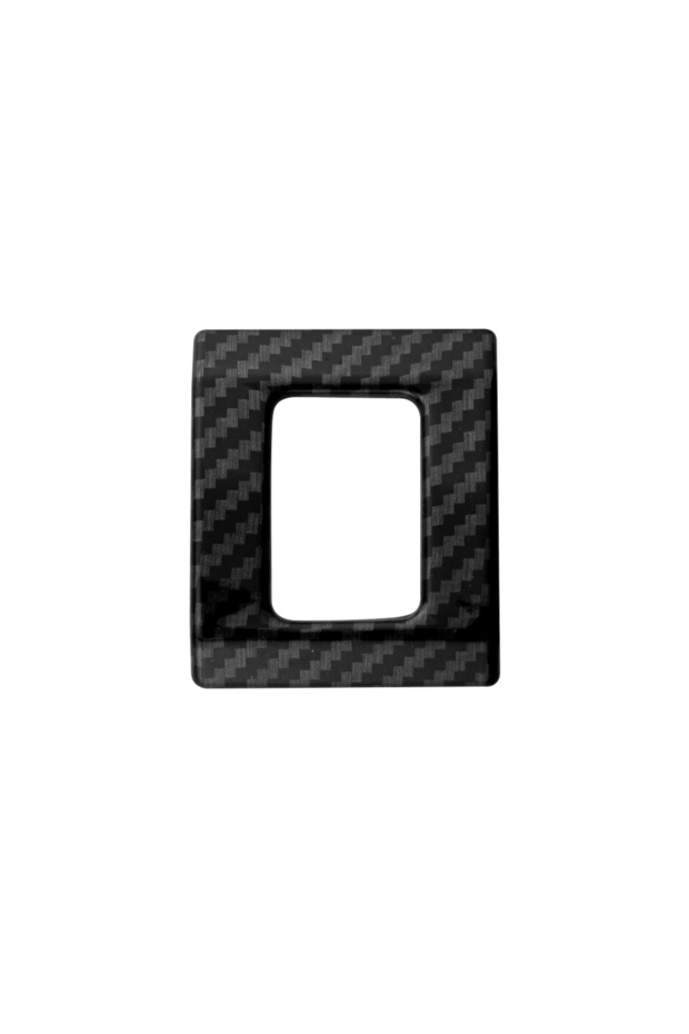 carbon fiber black Carbon Car Warning Light Button Panel Cover Trim Sticker for BMW X3 G01 X4 G02 20