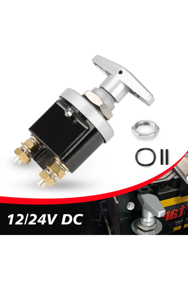 1 PC 1500A Heavy Duty Battery Kill Mass Switch Battery Circuit Cutter Disconnecter Isolator With Key