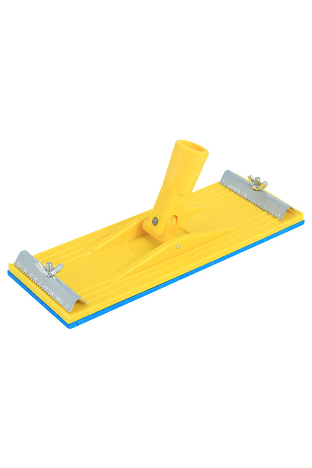 1pc Sandpaper Holder Polishing Tool Plasitc Hand Sander Holder Sandpaper Frame Clip For Drywall Sand