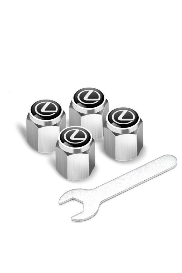 A-1 4Pcs Aluminum Alloy Car Tire Valve Cap Dust Cover Accessories For Lexus IS250 IS200 CT200h GS300