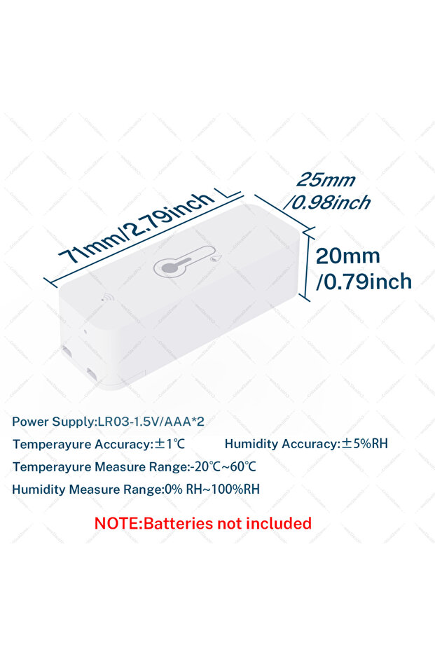 Zigbee 3.0 Temperature and Humidity Sensor Zigbee Hub Required - 6
