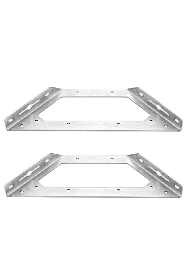 قطعتان من مشابك الزاوية الثابتة متعددة الوظائف، مشابك تثبيت كبيرة، تُستخدم للطاولات والخزائن وغيرها. - 1