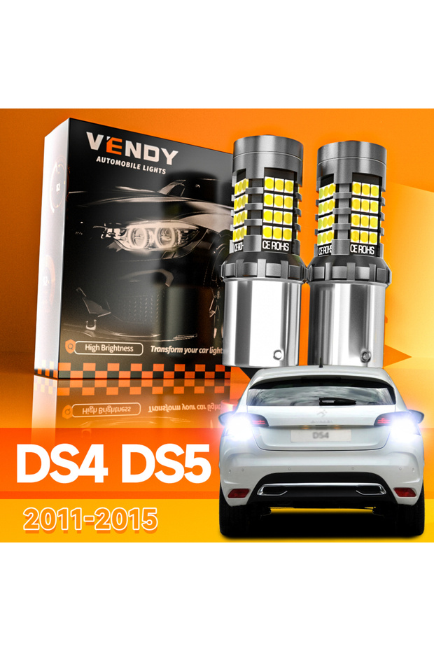 مصباحان LED للرجوع للخلف لسيارات سيتروين DS4 وDS5 موديلات 2011-2015 (موديلات 2012، 2013، 2014)