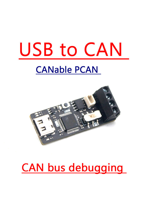 USB to CAN CANable PCAN Debugger TYPE-C USB CAN bus debugging tool For Linux Win10 11 USB Debug S... - 1
