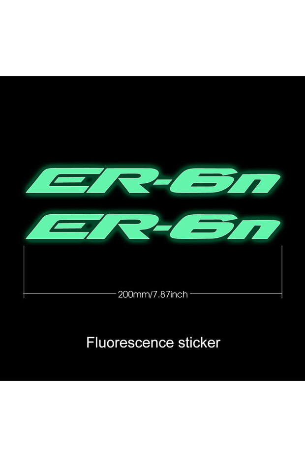 Fluorescence Motorcycle Glow Stickers Decal ER 6N Accessories for Kawasaki ER6N ER-6N 2006 2007 2008