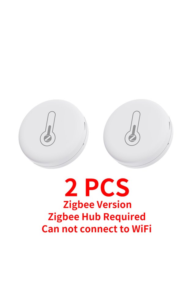 2 pcs 1~4pcs Tuya Zigbee 3.0 Temperature Humidity Sensor for Smart Home via SmartLife APP Remote Con