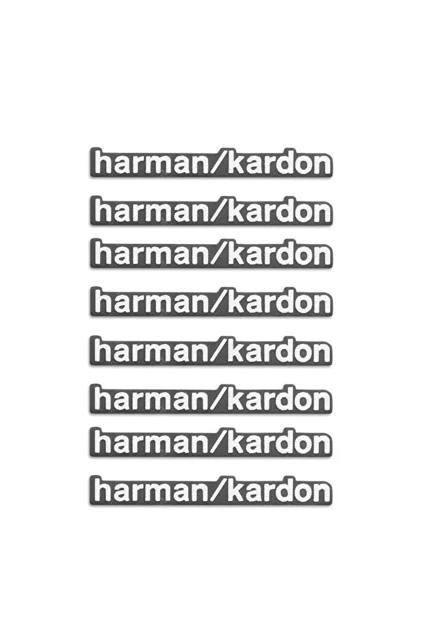 8pcs 4pcs/8pcs high-quality Metal harman/kardon car Hi-Fi Speaker audio Speaker Badge stereo Emblem