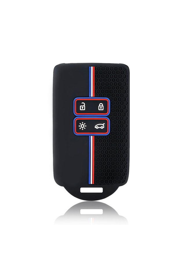 black Silicone Key Case Cover For Renault Austral Captur Arkana Koleos Zoe Scenic Dacia Sandero Dust