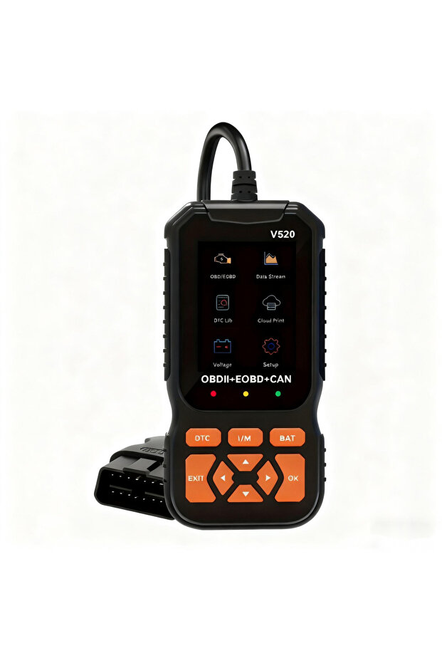 جهاز فحص أعطال السيارات OBD2 أسود اللون، أداة تشخيص الأعطال، قارئ أكواد أعطال المحرك، قادر على تشخيص جميع الأعطال - 1