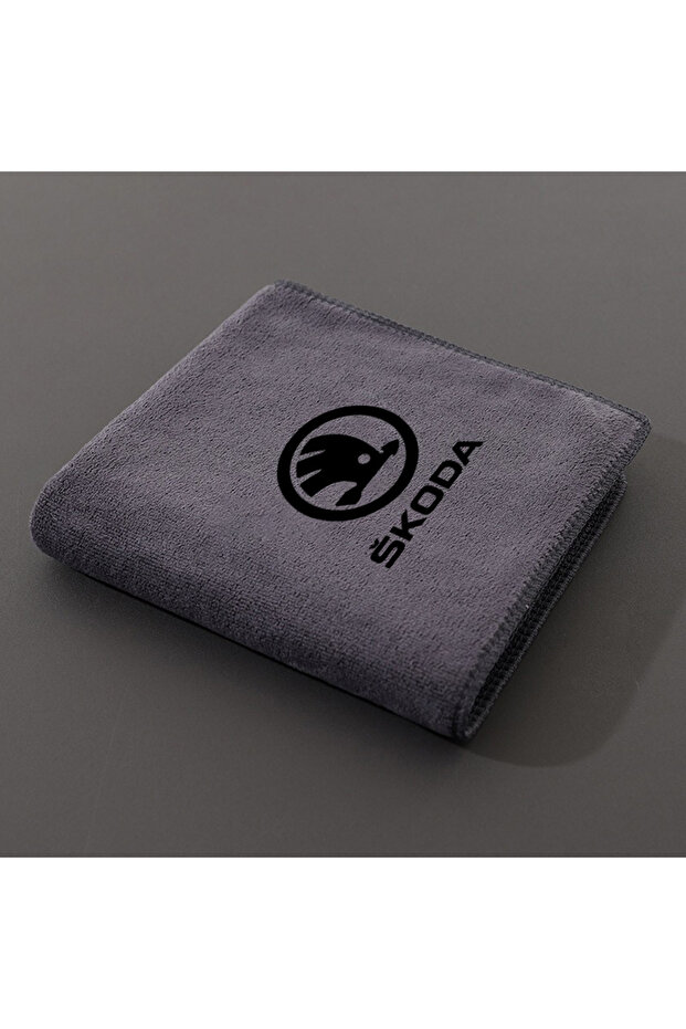 1pc-grey New Microfiber Car Wash Towel Cleaning Drying Cloth For Skoda Octavia A5 A7 RS Fabia Super