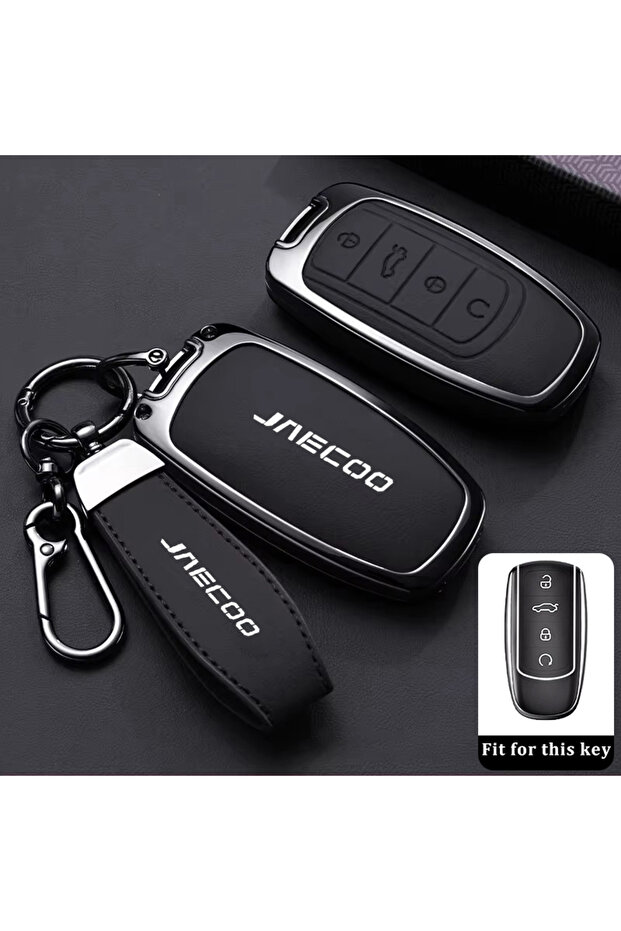 Key Case for Jaecoo Style 5-Black-1PC Car Key Case for Chery Jaecoo J7 7 PHEV J5 5 EV 2025 J8 8 2026