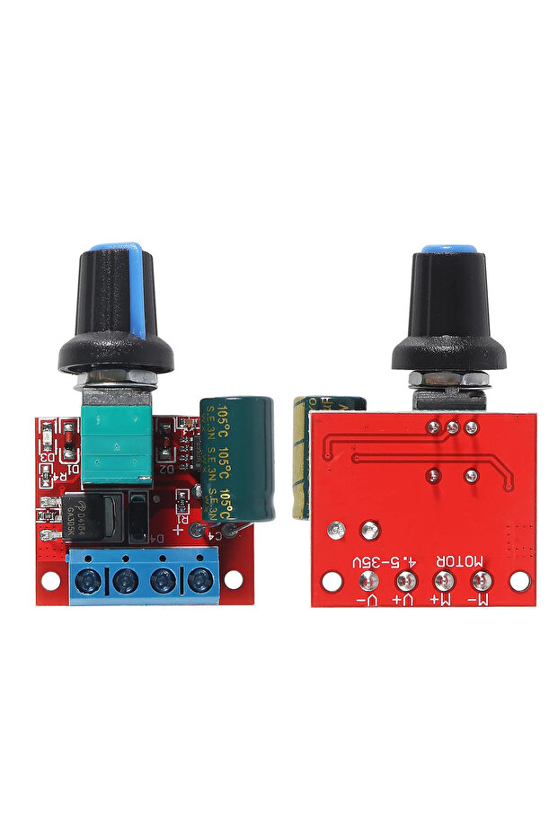 Mini DC Motor PWM Speed Controller,5A Speed Adjustable Switch Module,Variable Voltage Regulator D... - 7