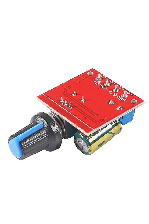 Mini DC Motor PWM Speed Controller,5A Speed Adjustable Switch Module,Variable Voltage Regulator D... - 4