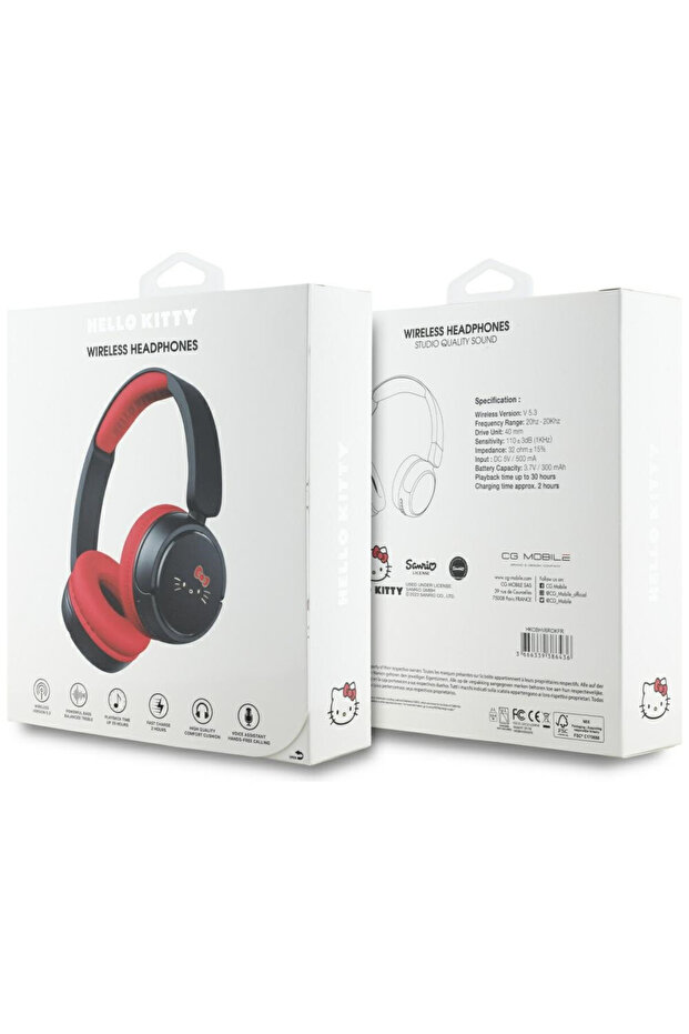 Căști Bluetooth On-Ear – Model cu logo Red Face - 5