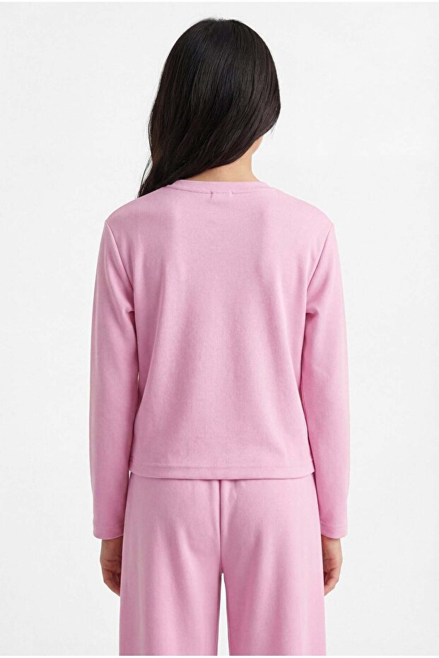 Girl's Basic Sweatshirt - 5