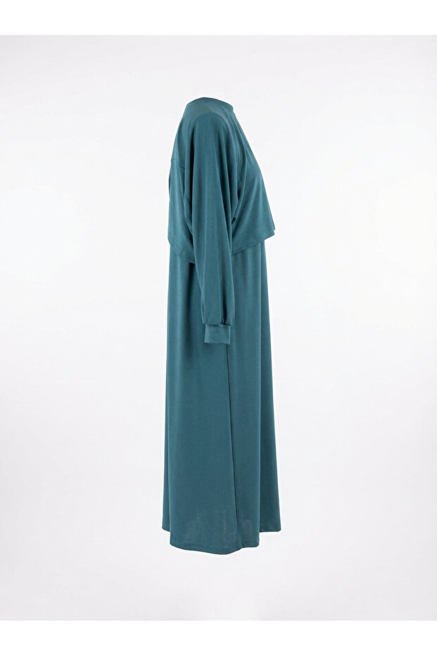 Rochie verde din două piese - 5