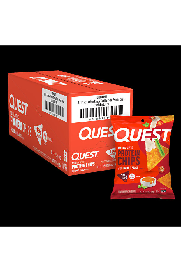 Buffalo Ranch Protein Chips - 8 Count Box - 1