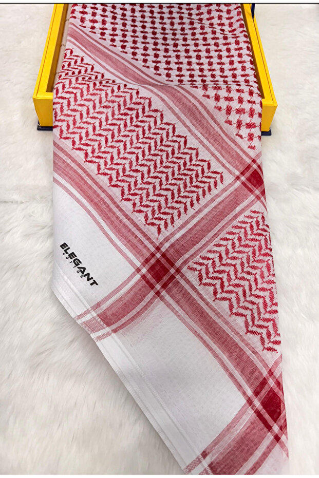 dark red gin shemagh - 1