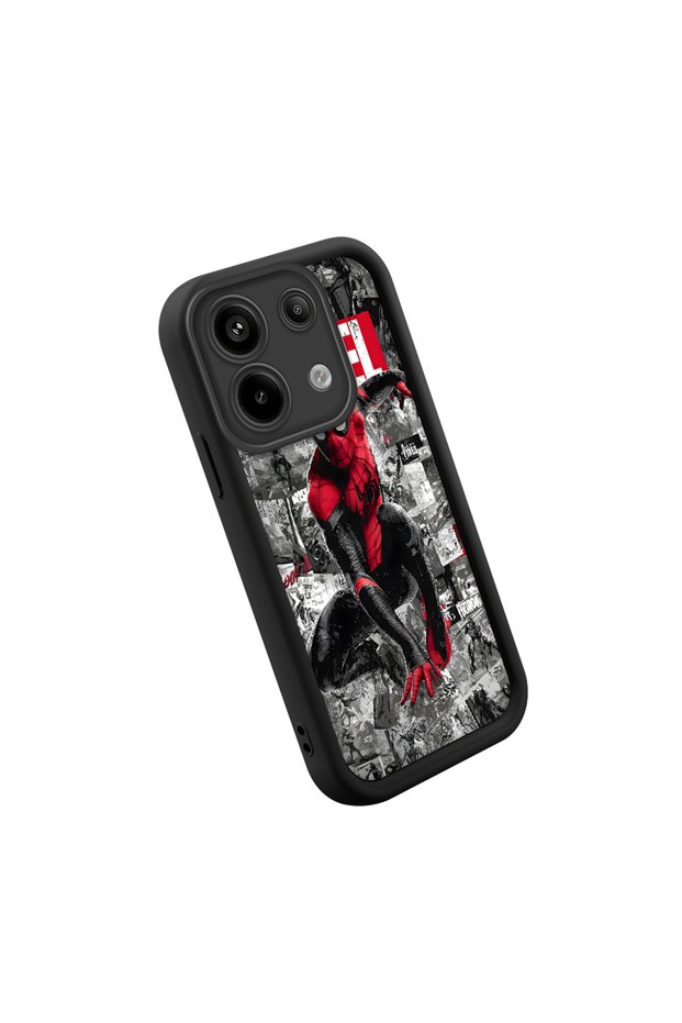 Poco X6 Compatible Classic Spider-Man Printed , Stylish and Compatible, Shock-Absorbing Silicone Case