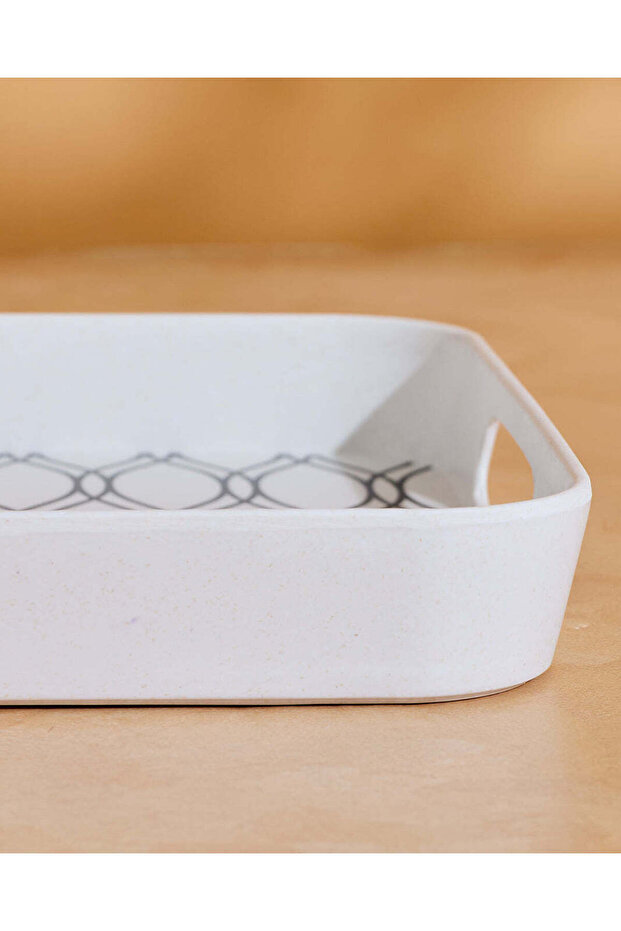 Grey Bamboo Rectangle Serving Tray - 4