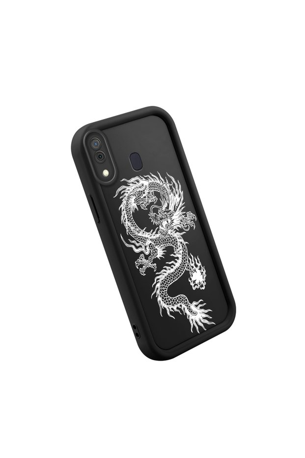Case for Samsung Galaxy A20/A30 High Quality Classic Dragon Patterned Case, Luxury, Shockproof Silicone