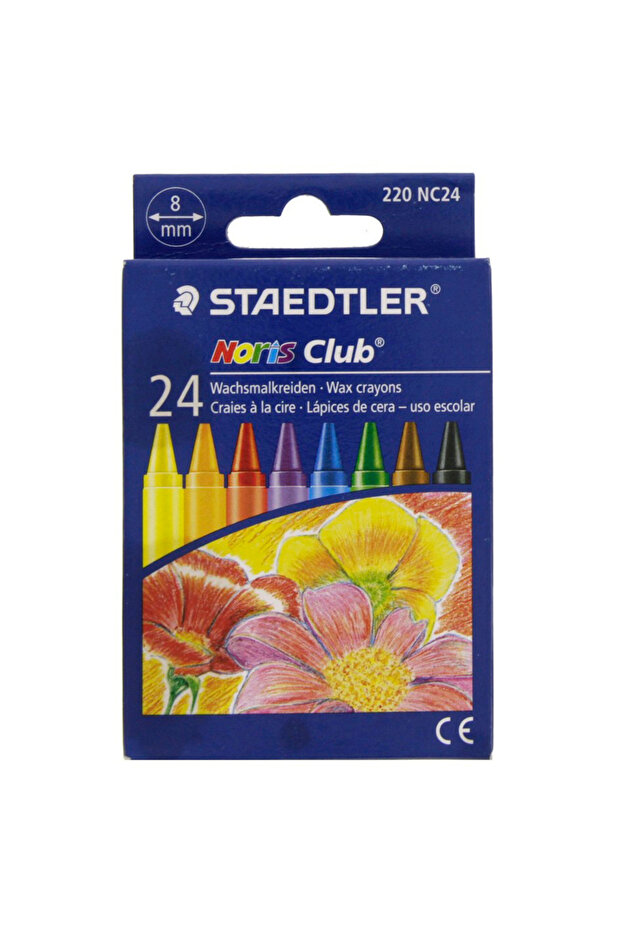 Noris Club Wax Crayons 24 Piece
