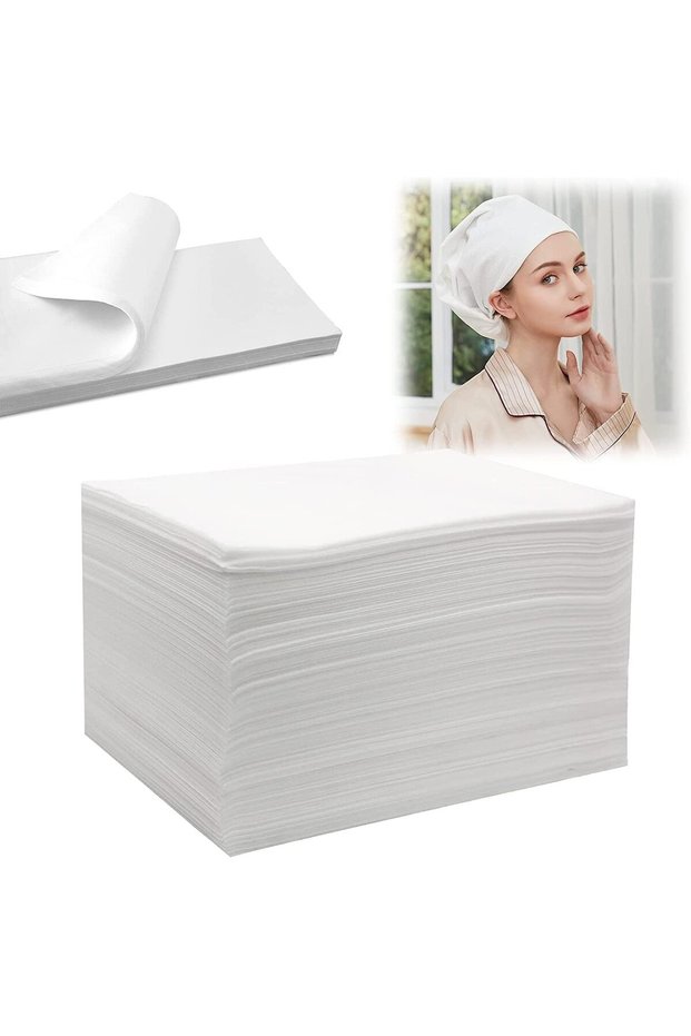 Disposable Luxury Towels (20 Count) - Large Air-Laid Nonwoven Towels for Salon, Hair Drying, B
