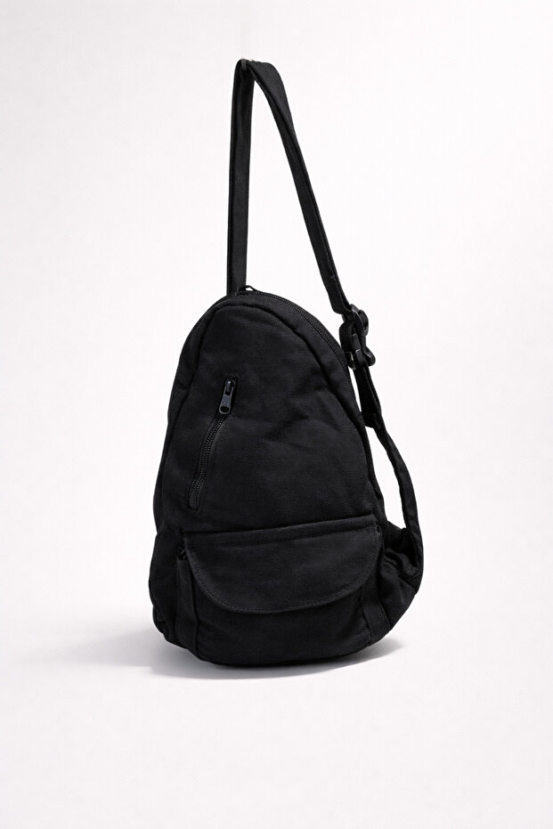 Linen Shoulder Bag - 1