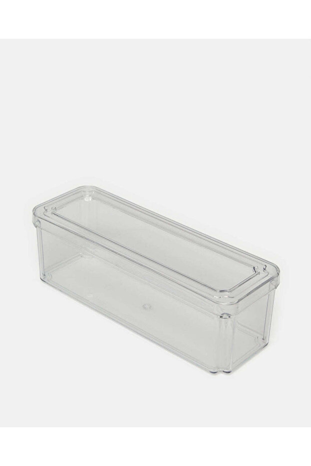 سلة تخزين مستطيلة شفافة - 2
