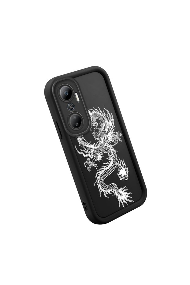 Case for Infinix Hot 20 4g High Quality Classic Dragon Patterned Case, Luxury, Shockproof Silicone