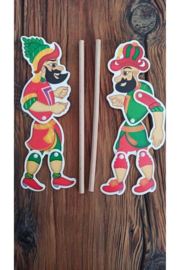 Hacivat and Karagöz Puppet Play Set