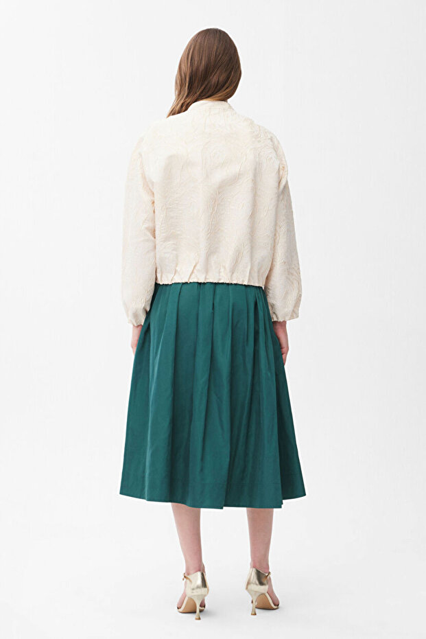 Fermuarlı Bomber Ceket - 6