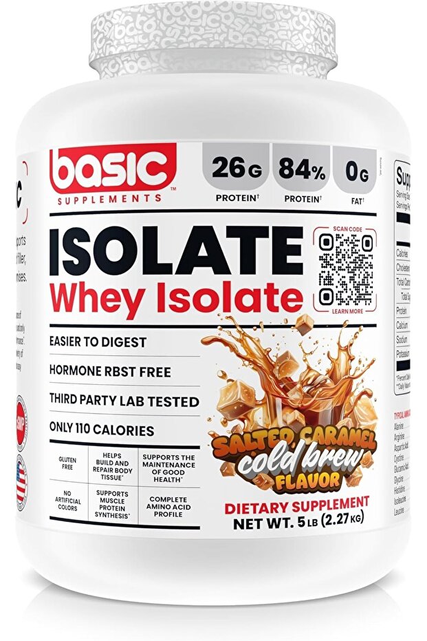 بروتين مصل اللبن المعزول بنكهة الكراميل المملح والقهوة الباردة 5 أرطال - 1