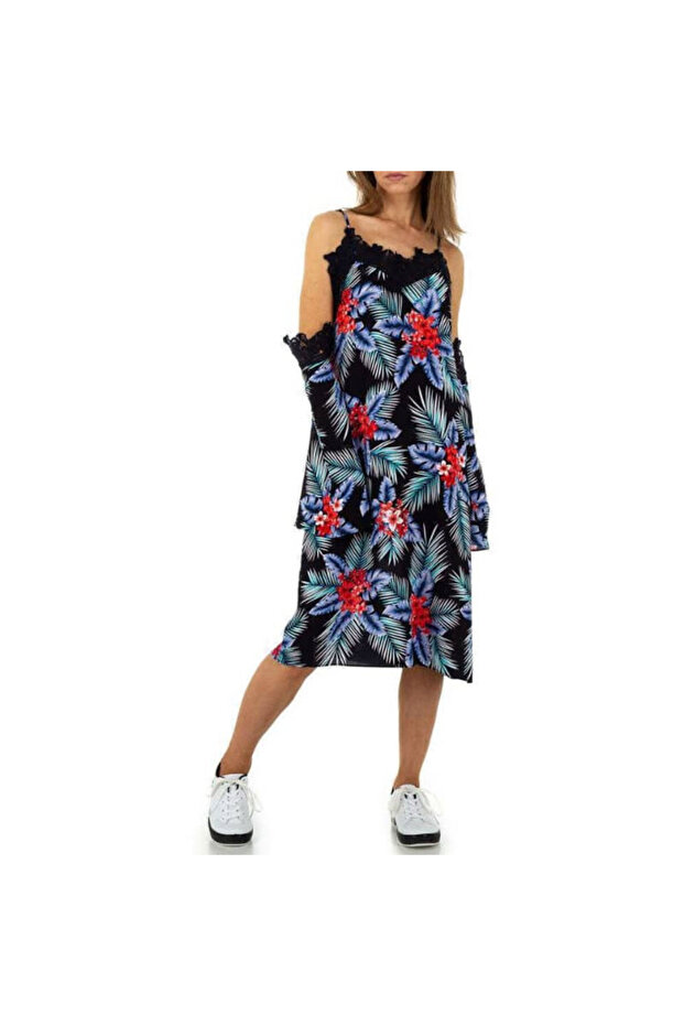 Rochie R027, culoare multicoloră, - 1