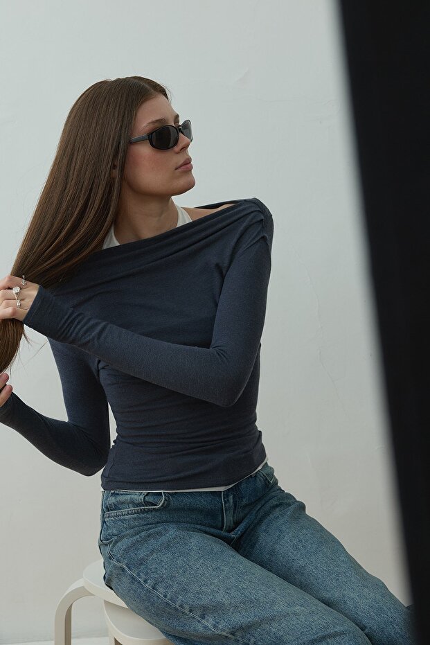 Mavi Emy İkili Bluz - 2