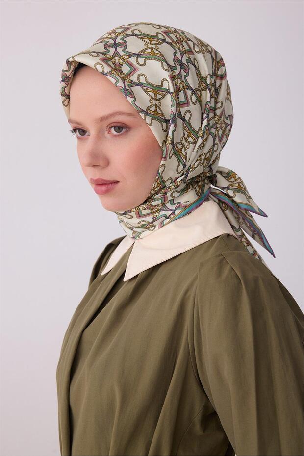 وشاح تيفيل حرير بنمط كلاسيكي 4328D E26YA4328D01-83
