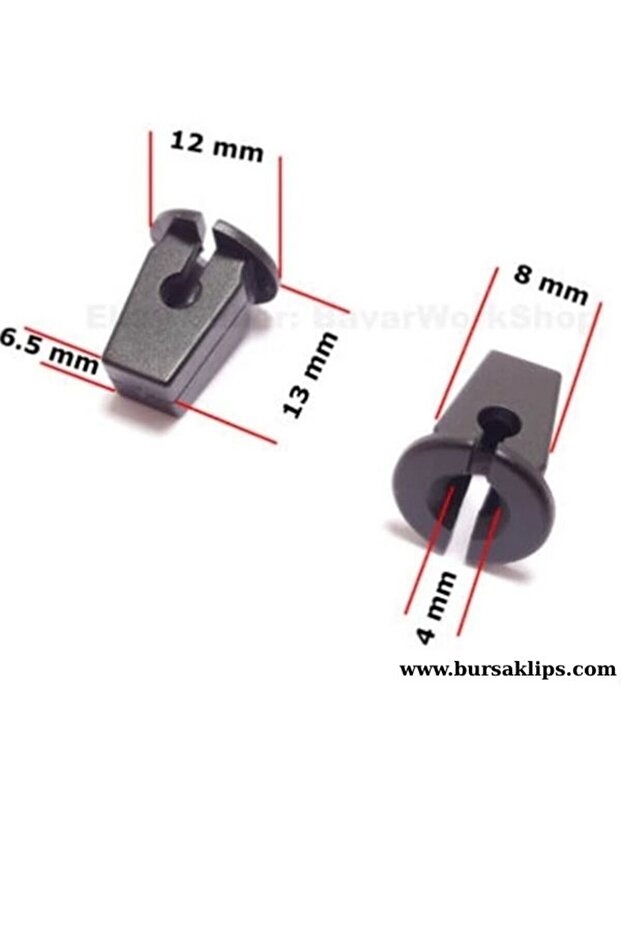 Volkswagen,Audi,Seat Hood Screw Clip (Short) (10 Pcs)
