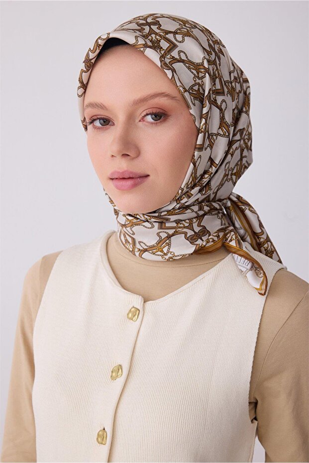 وشاح تيفيل حرير بنمط كلاسيكي 4328D E26YA4328D01-03