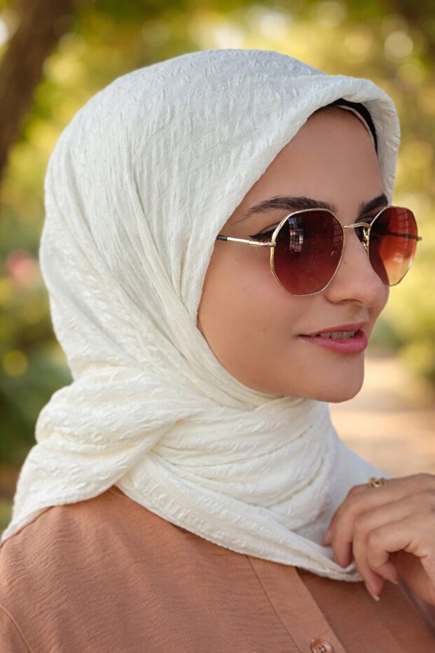 Adet - Jacquard Jazz Scarf 120 X120 Cotton