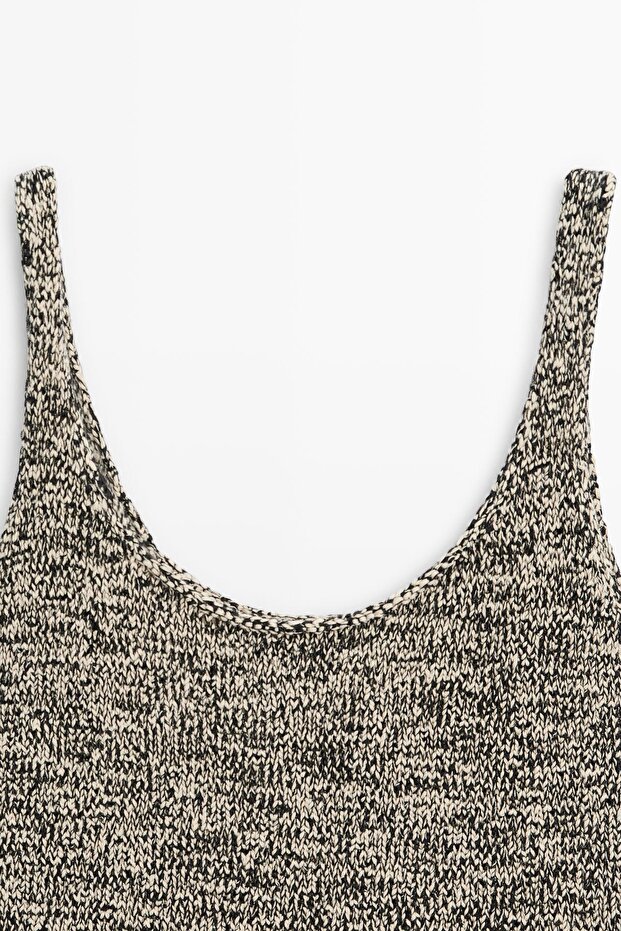 Püskül detaylı triko top - 6